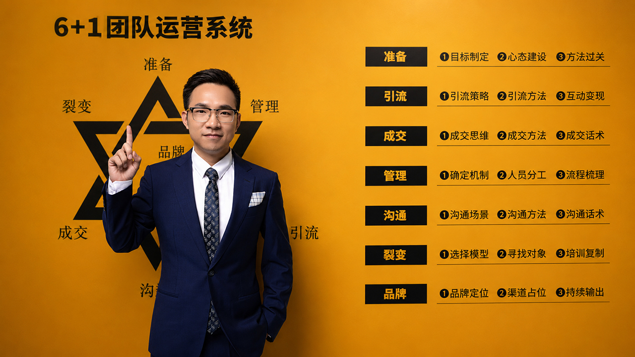 6+1 团队运营系统 课程封面
